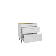 Gower Rapide+ Paris White 3 Drawer Pack 800mm
