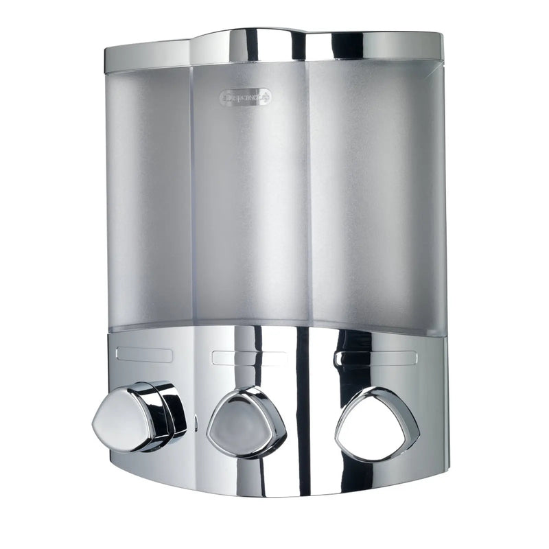 Croydex Euro Dispenser Trio Chrome
