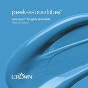 Crown Easyclean Matt Emulsion 2.5L Peekaboo Blue