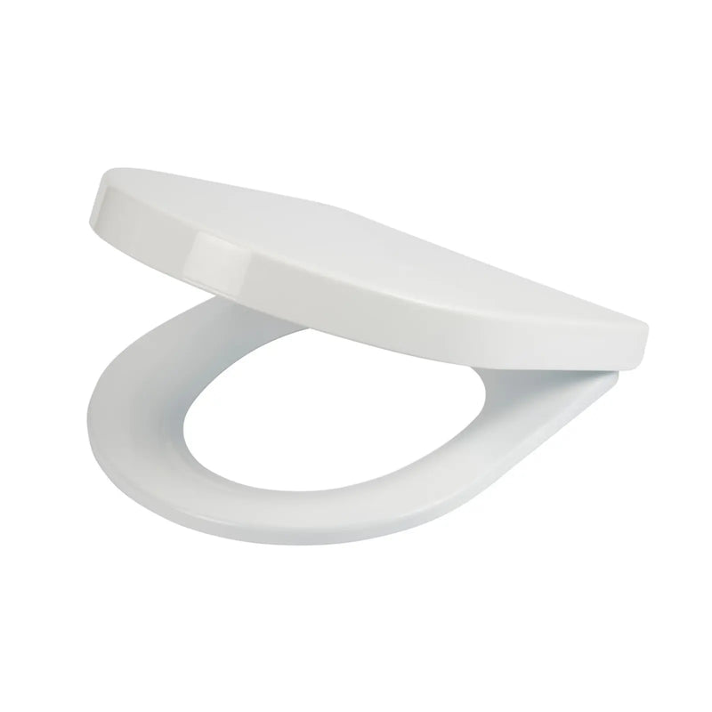 Croydex Eyre D-Shaped White Seat