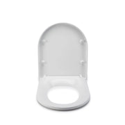 Croydex Eyre D-Shaped White Seat
