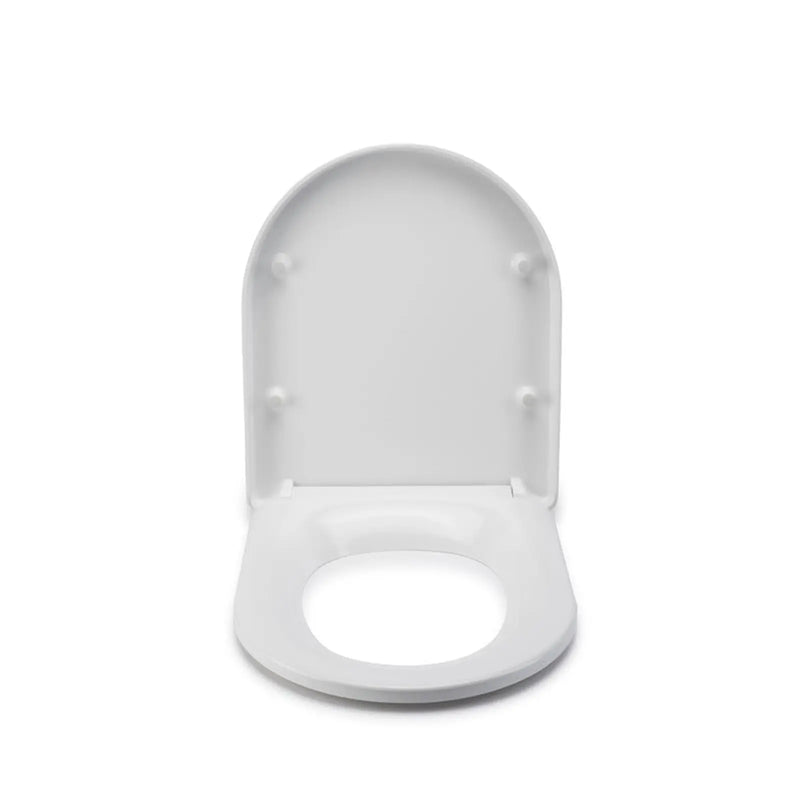 Croydex Eyre D-Shaped White Seat