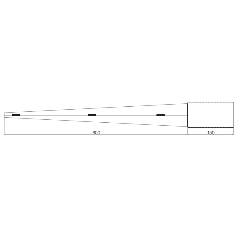 Picardy Fence Grip Spike 100 x 100 x 600mm