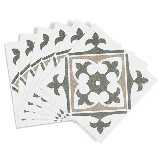 d-c-fix® Self Adhesive Wall Tile Nadia Olive 15cm x 15cm / Pack Of 6