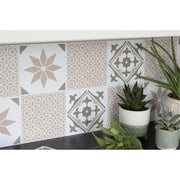 d-c-fix® Self Adhesive Wall Tile Nadia Olive 15cm x 15cm / Pack Of 6