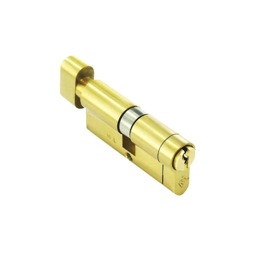 Smiths Locks Snap Safe Euro Thumbturn Cylinder Brass 35 x 35mm