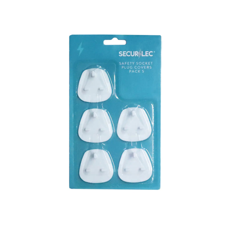 Securlec Safety Socket Plug Covers Pack 5