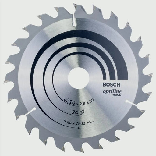 Bosch Wood Circular Saw Blade 24T 210 x 30mm