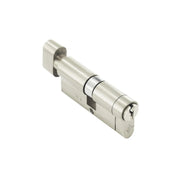 Smiths Locks Snap Safe Thumbturn Cylinder Nickel 40 x 40mm