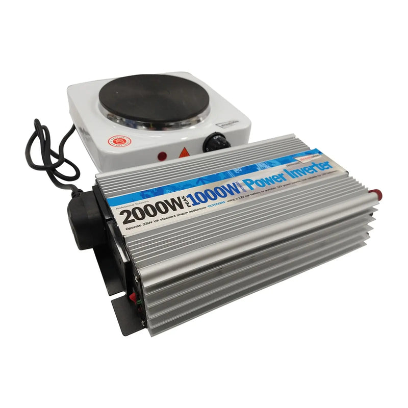 Streetwize 2000W Peak Power/1000watt Continuous Power DC-AC Power Inverter 1000w