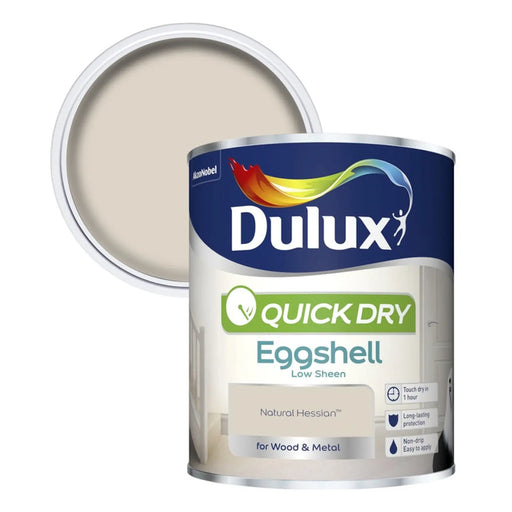 Dulux Quick Dry Eggshell 750ml Natural Hessian