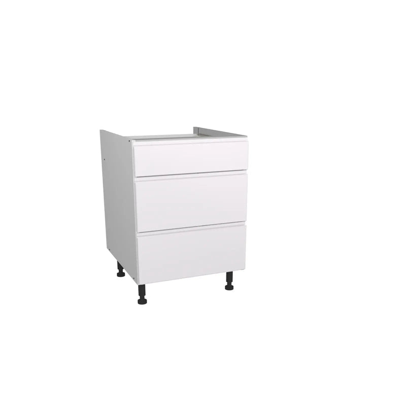 Gower Rapide+ Capri White 3 Drawer Unit 600mm