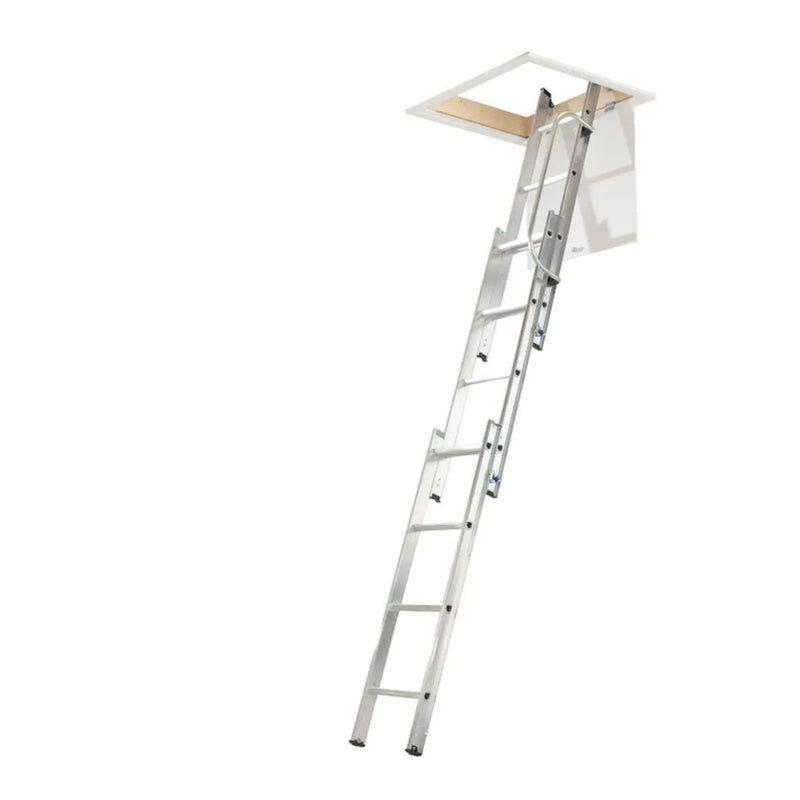 Werner Aluminium Loft Ladder 3 Section 2.13m - 3m