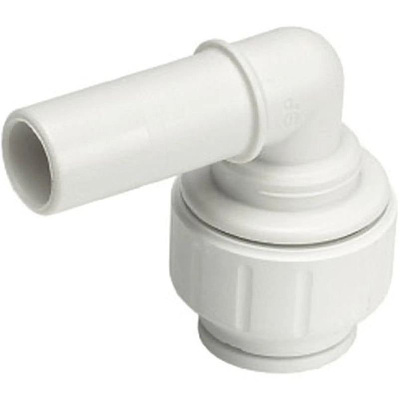 JG Speedfit Stem Elbow - White 15mm x 15mm 10 Pack