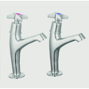 SupaPlumb Cross Head Sink Taps H: 164mm D: 119mm Diameter: 44mm