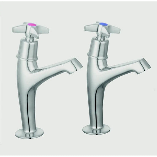 SupaPlumb Cross Head Sink Taps H: 164mm D: 119mm Diameter: 44mm