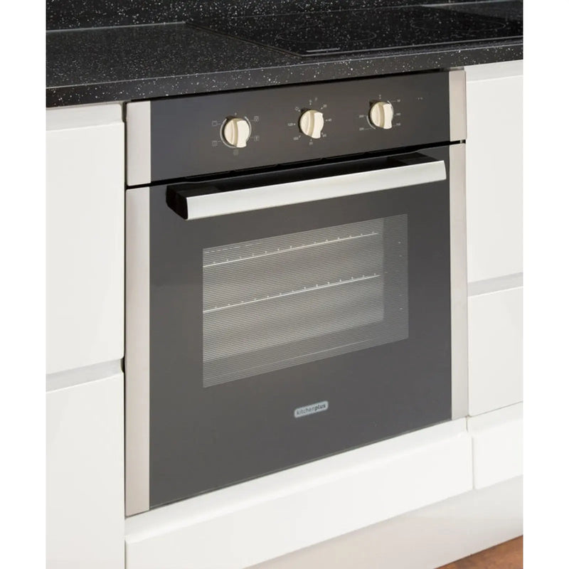Kitchenplus Stainless Steel Electric Single Fan Oven 600mm