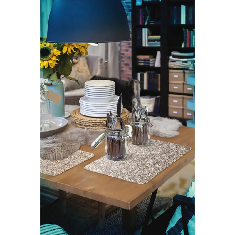 d-c-fix® Rio Placemat - Sienna Transparent Pack 12
