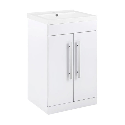 SP Avalon 2 Door Gloss White Basin Unit 500mm