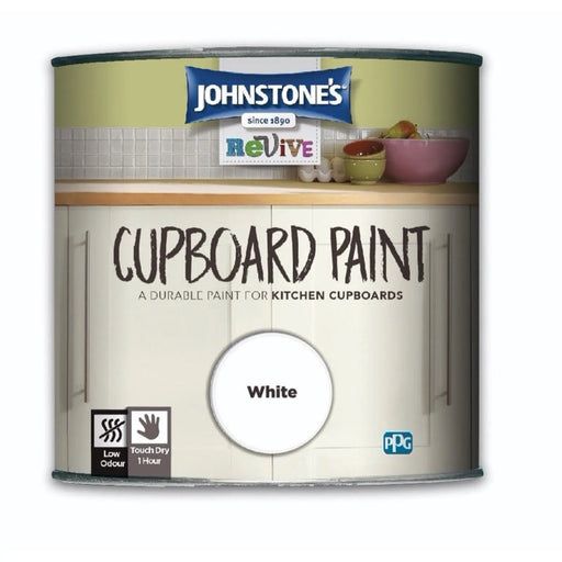 Johnstone's Cupboard Paint 750ml White