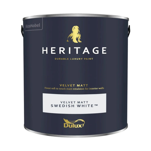Dulux Heritage Matt 2.5L Swedish White