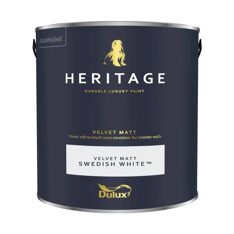 Dulux Heritage Matt 2.5L Swedish White