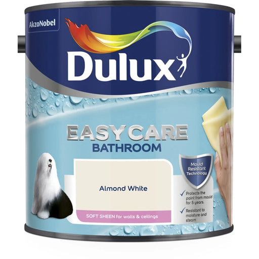 Dulux Easycare Bathroom Soft Sheen 2.5L Almond White
