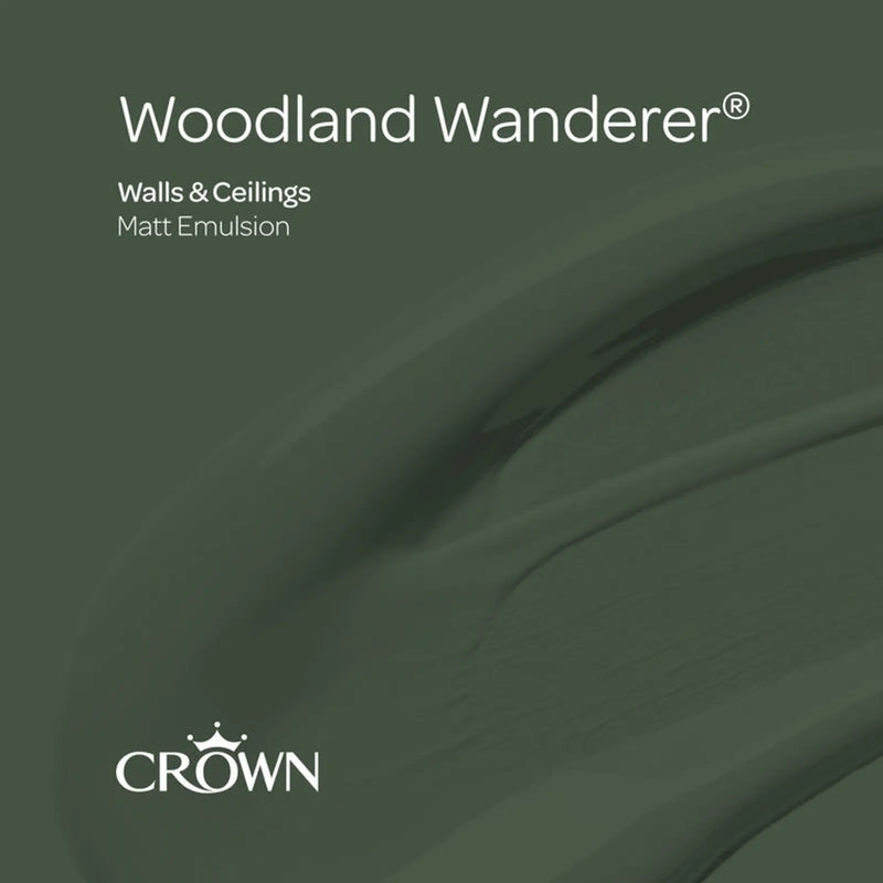 Crown Walls & Ceilings Matt 2.5L Woodland Wanderer