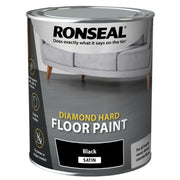 Ronseal Diamond Hard Floor Paint 750ml Black