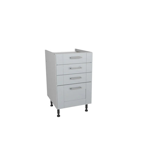 Gower Rapide+ Verona Grey 4 Drawer Unit 500mm