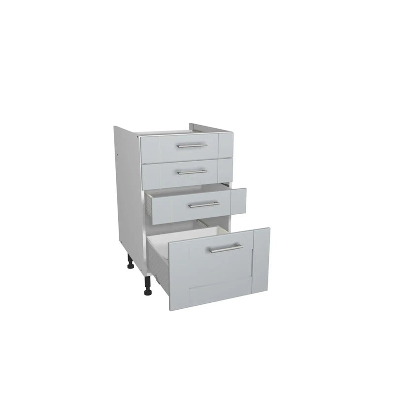 Gower Rapide+ Verona Grey 4 Drawer Unit 500mm
