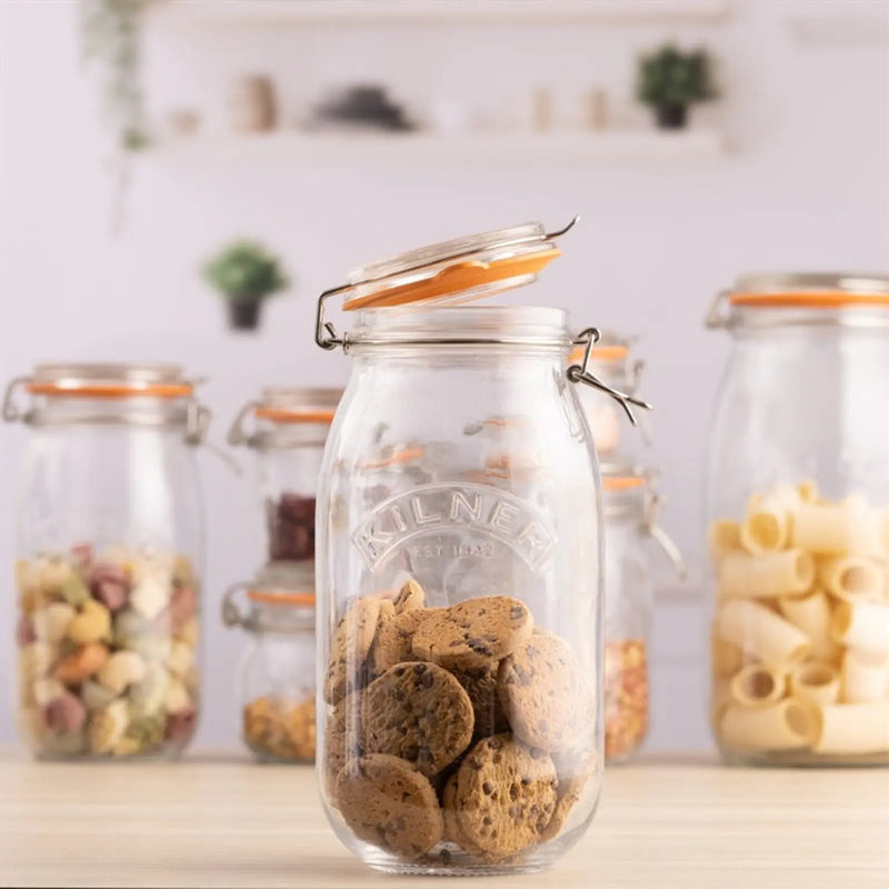 Kilner Clip Top Jar - Round 2L Box 4