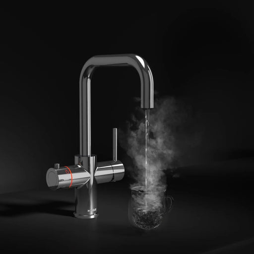 Scudo 3 In 1 Boiling Water Tap D Spout Chrome