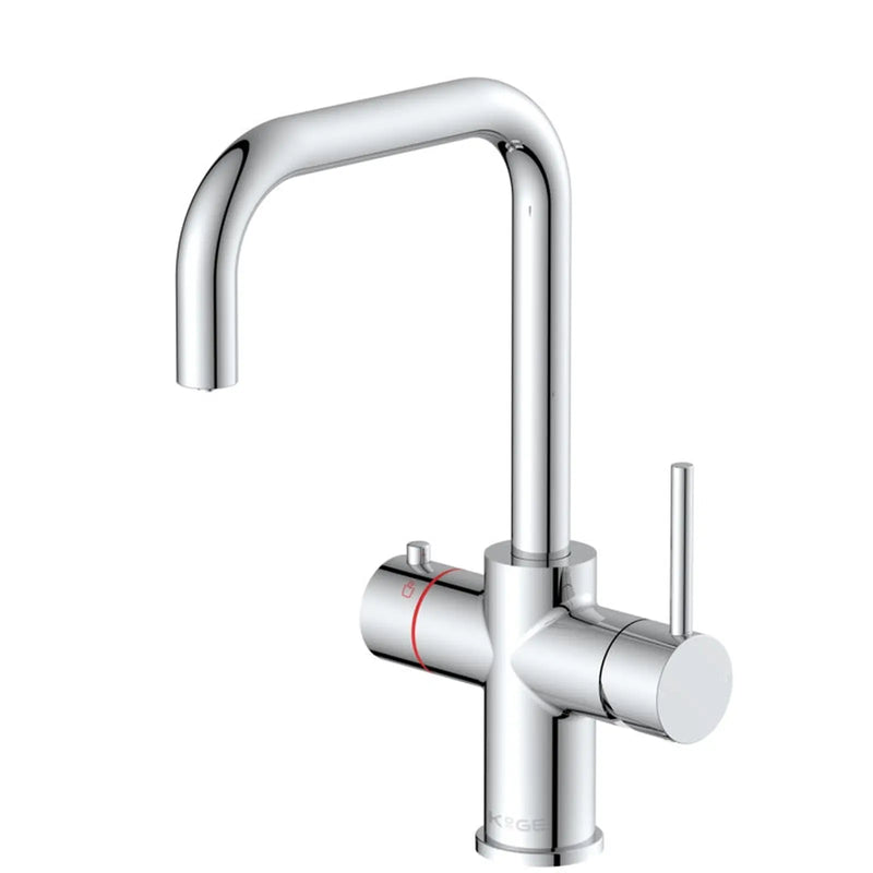 Scudo 3 In 1 Boiling Water Tap D Spout Chrome