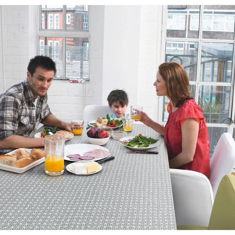 d-c-fix® Manhattan Tablecloth - Namika Grey 20m Roll x 140cm