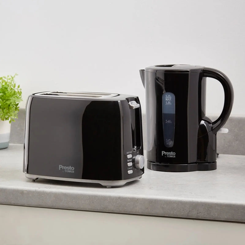 Tower Presto 2 Slice Toaster Black