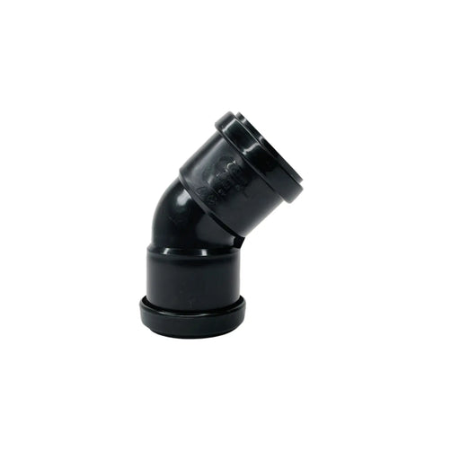 Davant Push Fit Obtuse 45° Bend 32mm Black