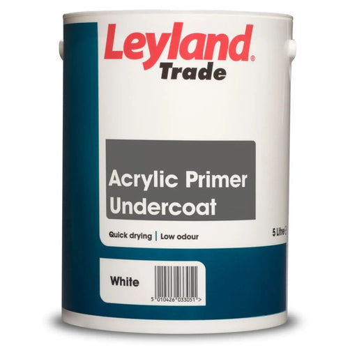 Leyland Trade Acrylic Primer Undercoat 5L White