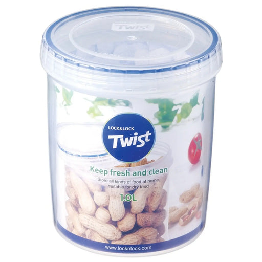 Locknlock Round Food Storage Container with Twist Lid 900ml