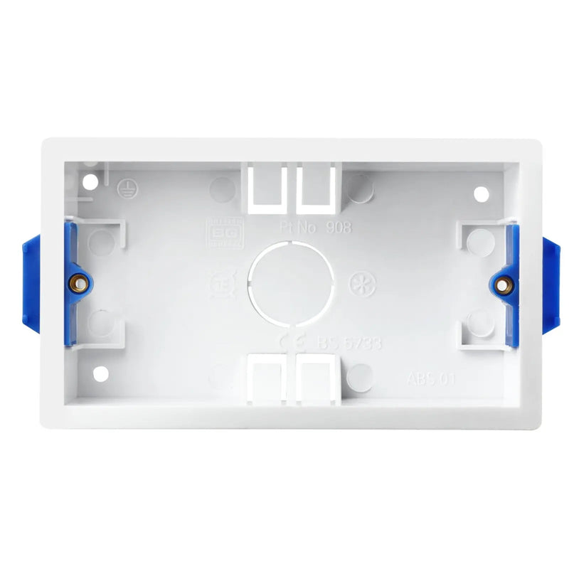 BG Rectangular Dry Lining Box 2 Gang 35mm