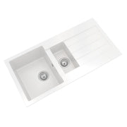 Ellsi White Comite Sink & Waste 1.5 Bowl 100 x 50cm