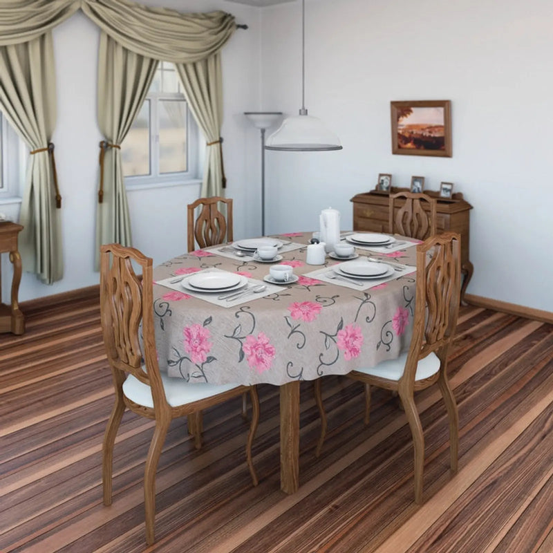 d-c-fix® Monte Carlo Tablecloth - Viviane Greige 20m Roll x 140cm