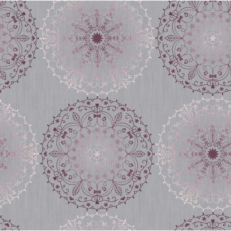 d-c-fix® Monte Carlo Tablecloth - Charlene Grey 20m Roll x 140cm