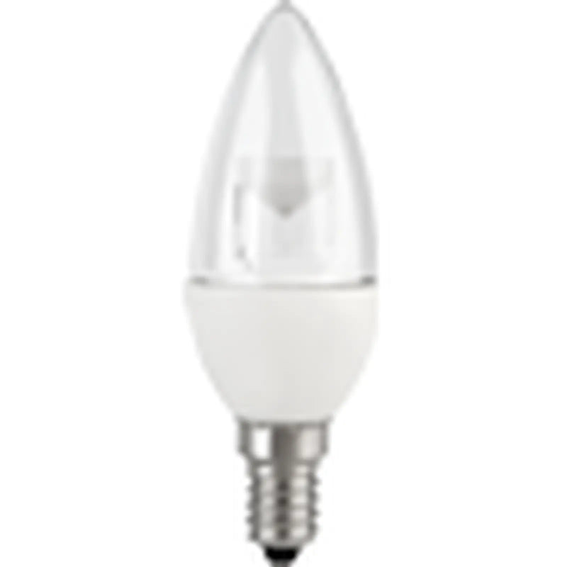 TCP LED Candle Prism Wh Cle E14 15h 27 Single