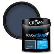 Crown Easyclean Bathroom Mid Sheen 2.5L Midnight Navy
