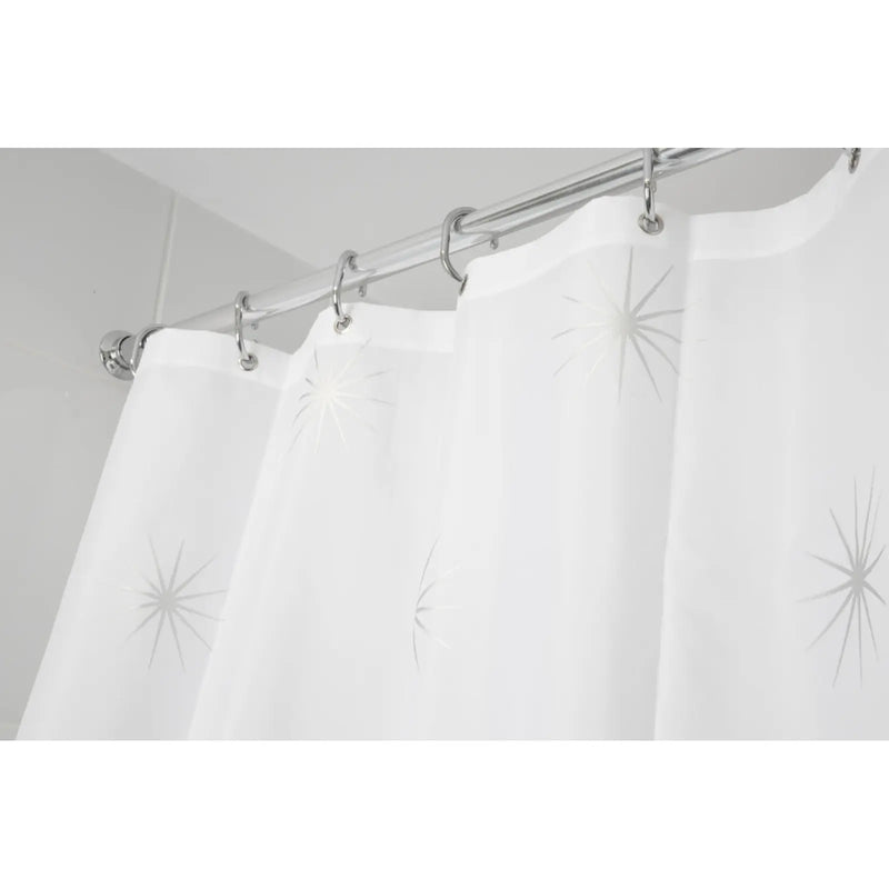 Croydex Textile Shower Curtain Stellar