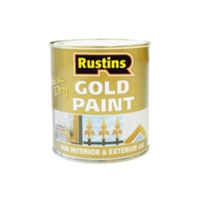 Rustins Quick Dry Paint Gold 500ml