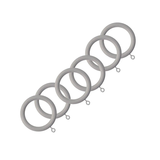 Jones Interiors Shore Wood Rings Clay Pack 6