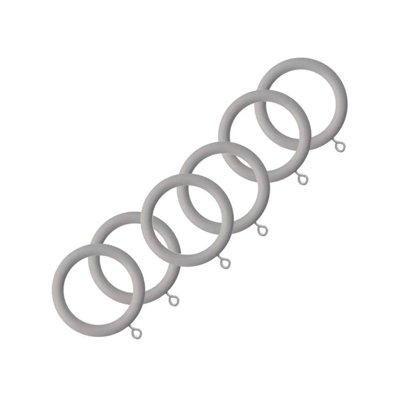Jones Interiors Shore Wood Rings Clay Pack 6