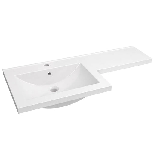 Kartell Matrix L Shaped Basin RH White 1100mm